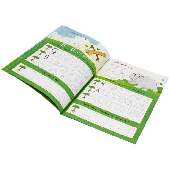 LIVRO APRENDER CALIGRAFIA LETRA CURSIVA